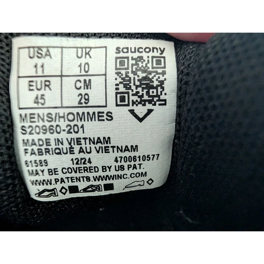 SAUCONY MEN'S EXCURSION TR 17 GTX GORE-TEX RUNNING SHOES GRAY Size 11 Excellent - Picture 7 of 11